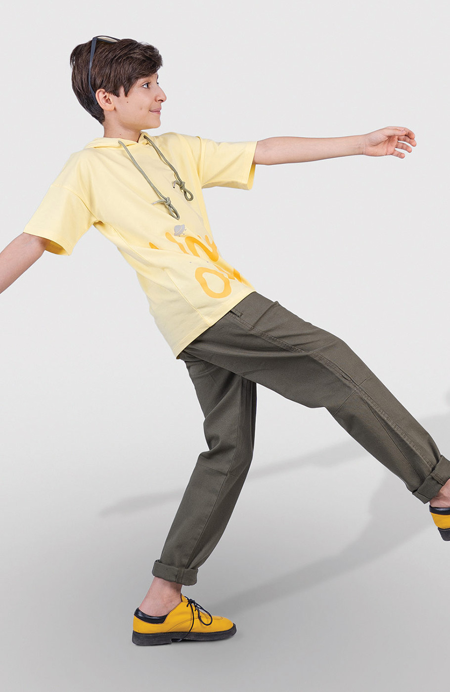 هودی یکرو لایکرا آستین کوتاه