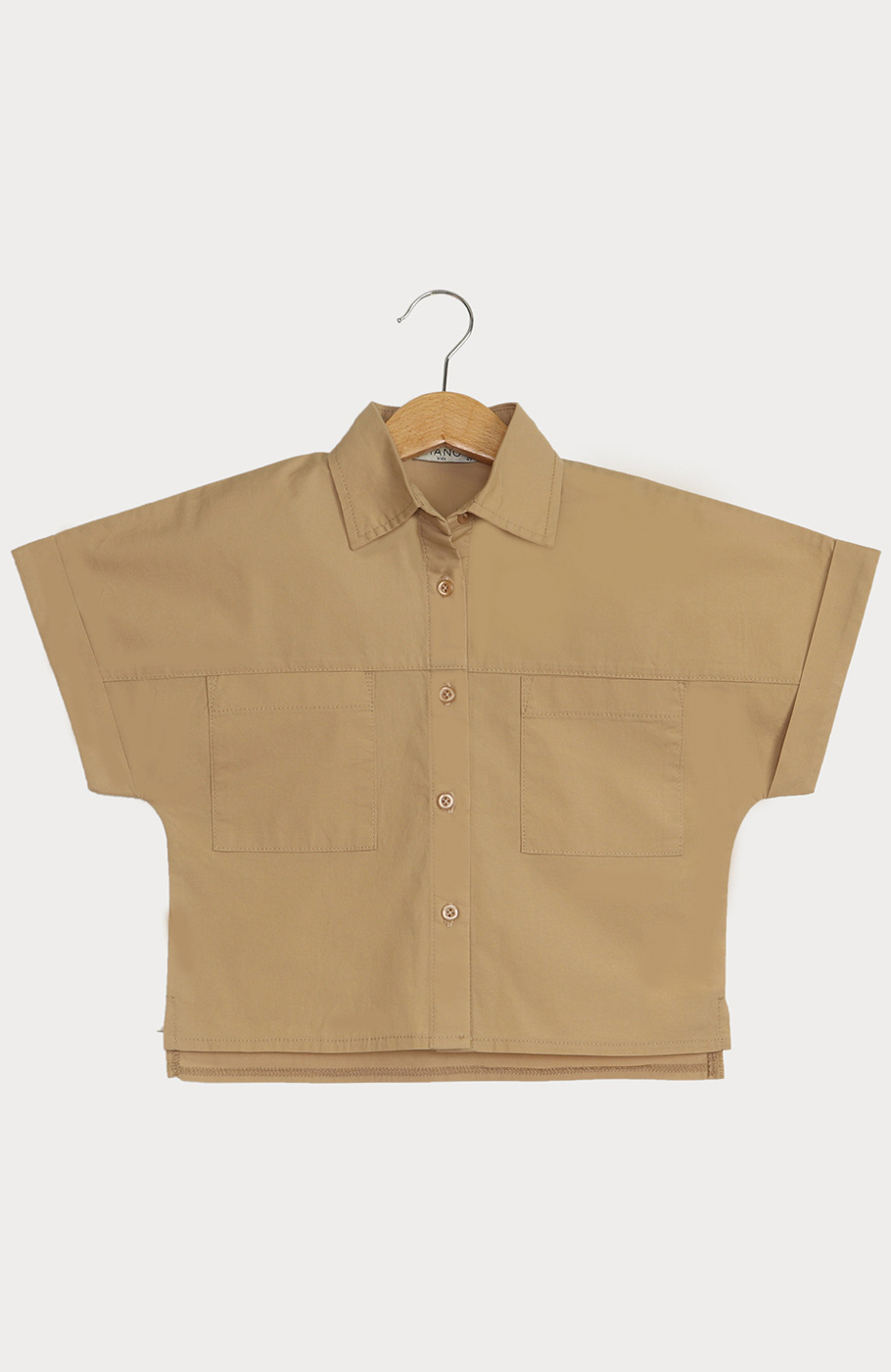 شومیز پوپلین آستین کوتاه