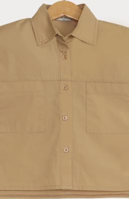 شومیز پوپلین آستین کوتاه