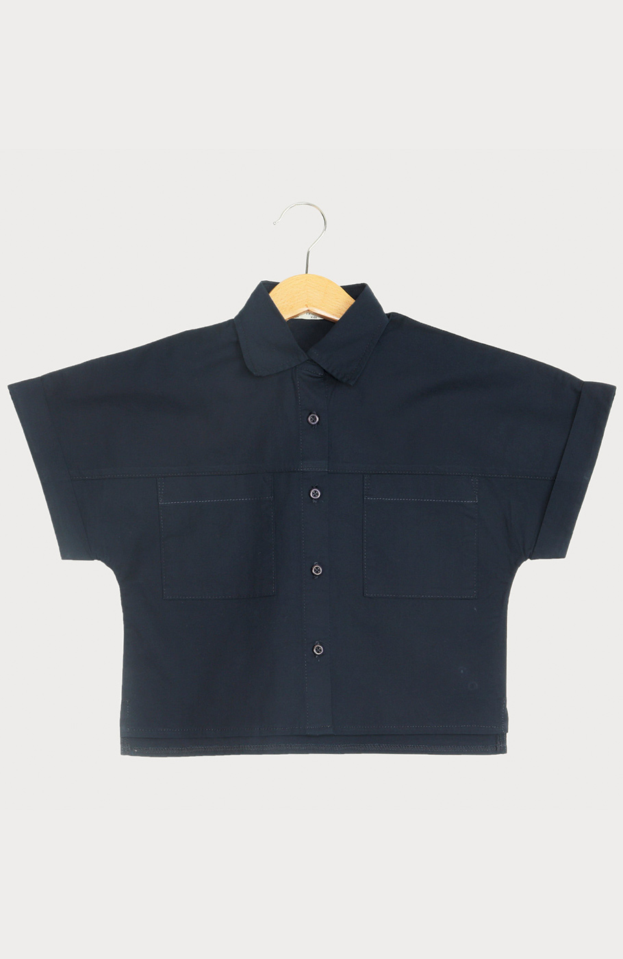 شومیز پوپلین آستین کوتاه