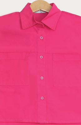 شومیز پوپلین آستین کوتاه