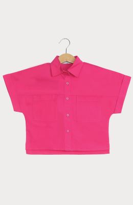 شومیز پوپلین آستین کوتاه