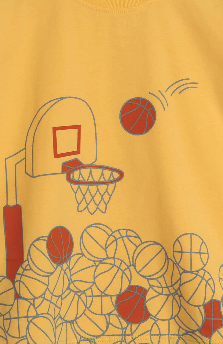 تیشرت یکرو لایکرا آستین افتاده