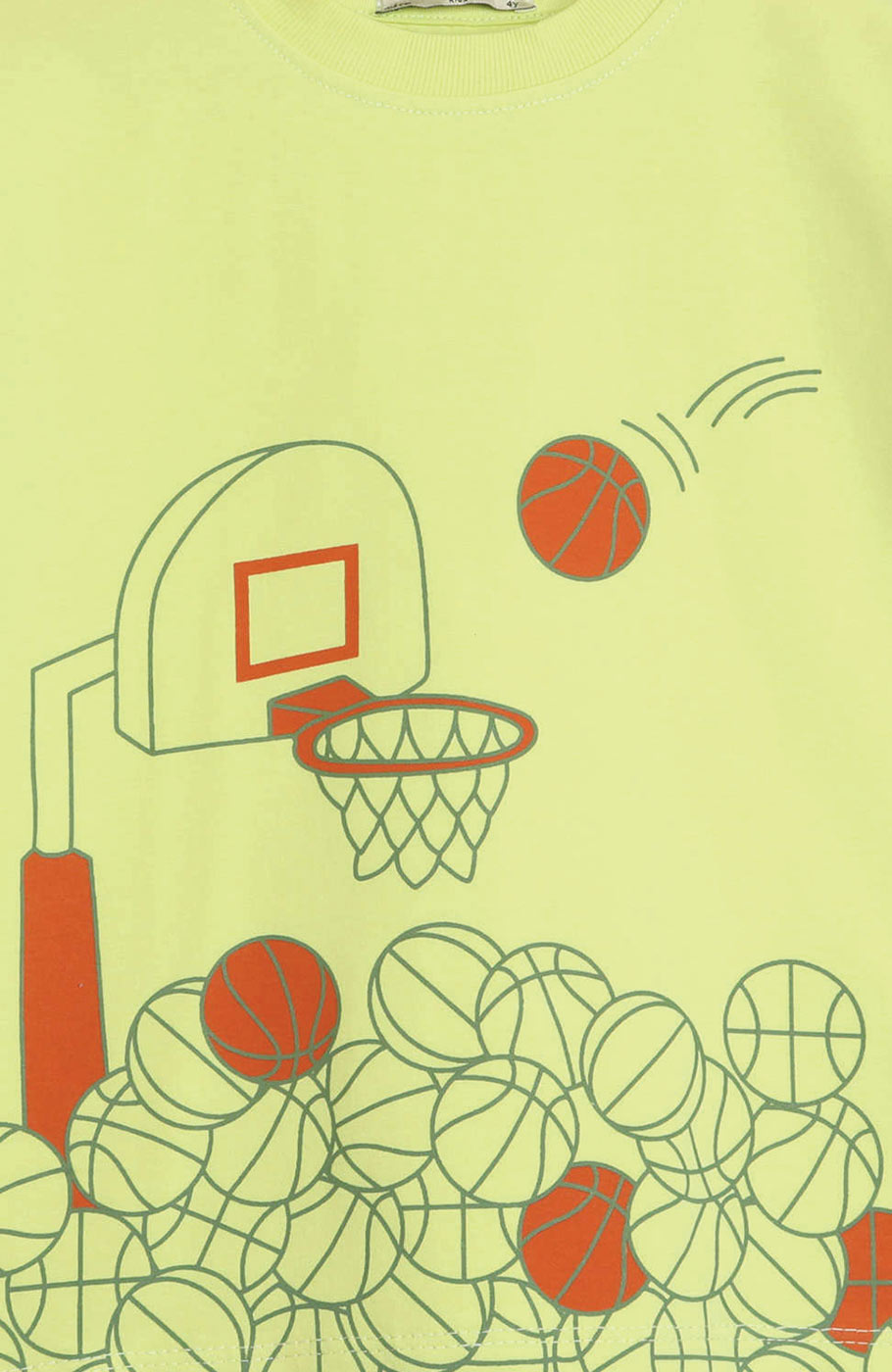 تیشرت یکرو لایکرا آستین افتاده