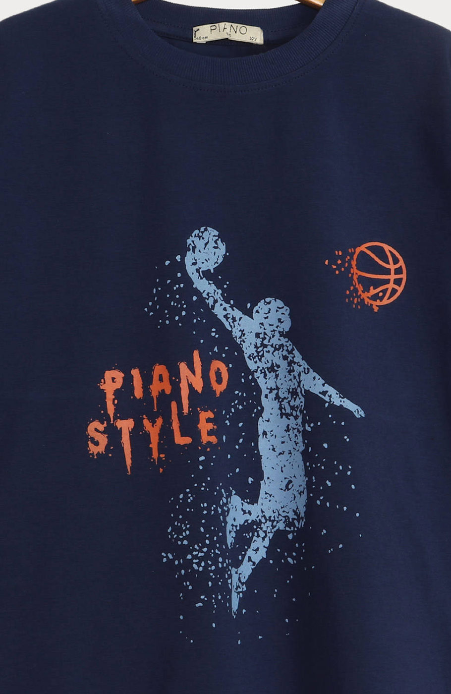 تیشرت یکرو لایکرا آستین افتاده