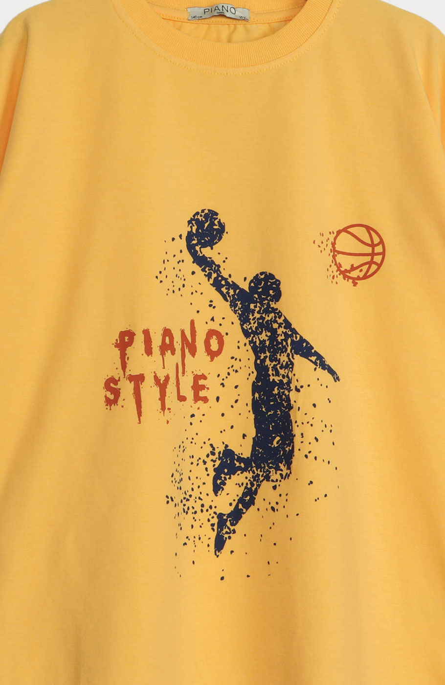 تیشرت یکرو لایکرا آستین افتاده