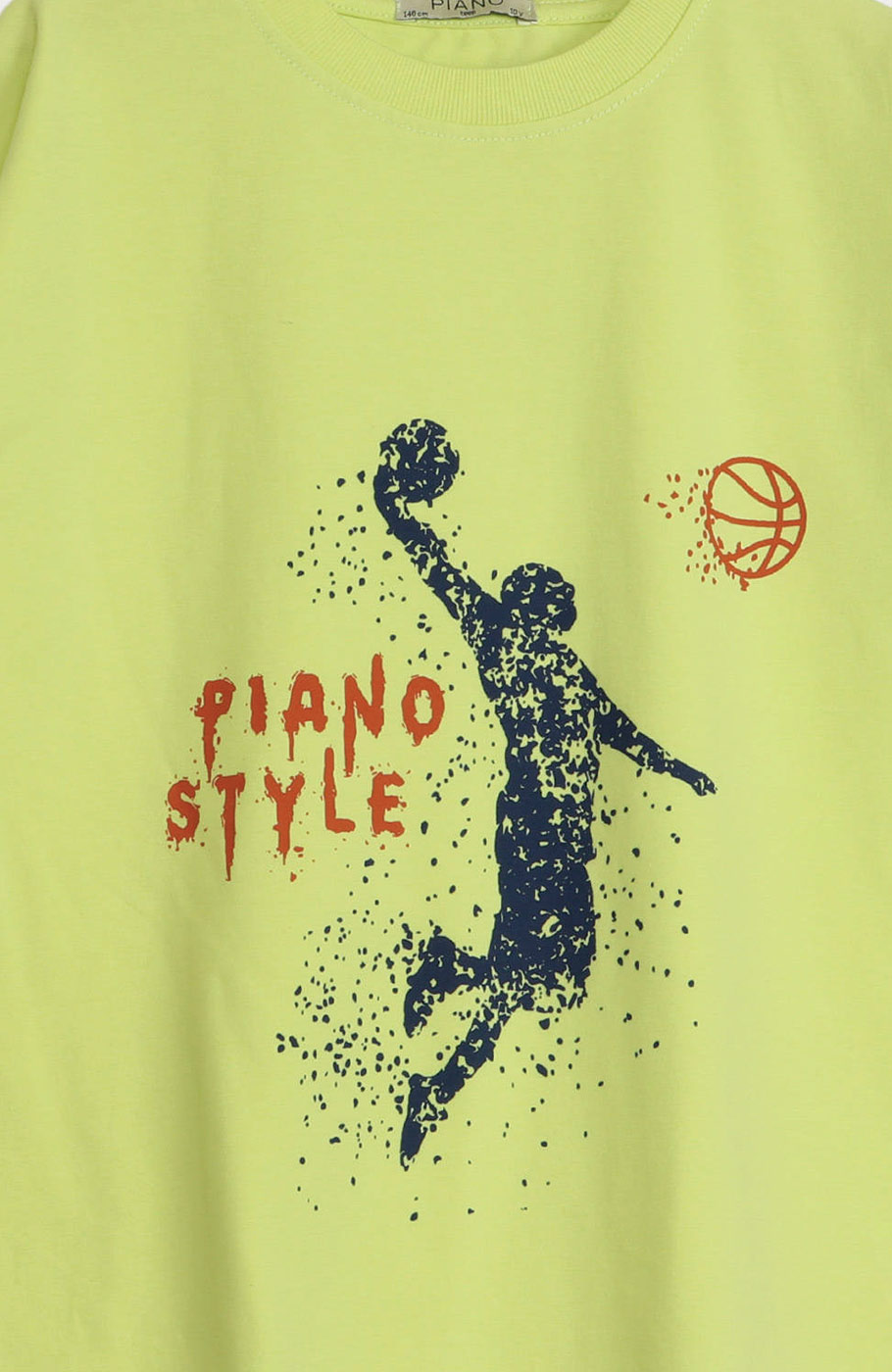 تیشرت یکرو لایکرا آستین افتاده