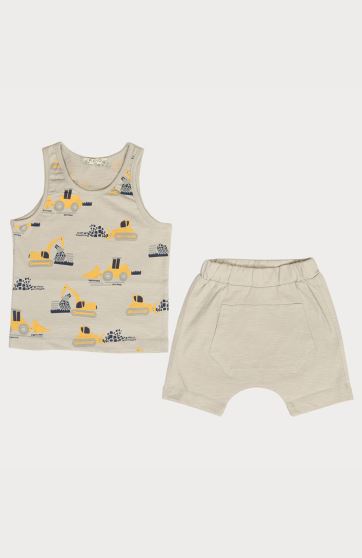 تاپ و شلوارک یکرو اسلپ