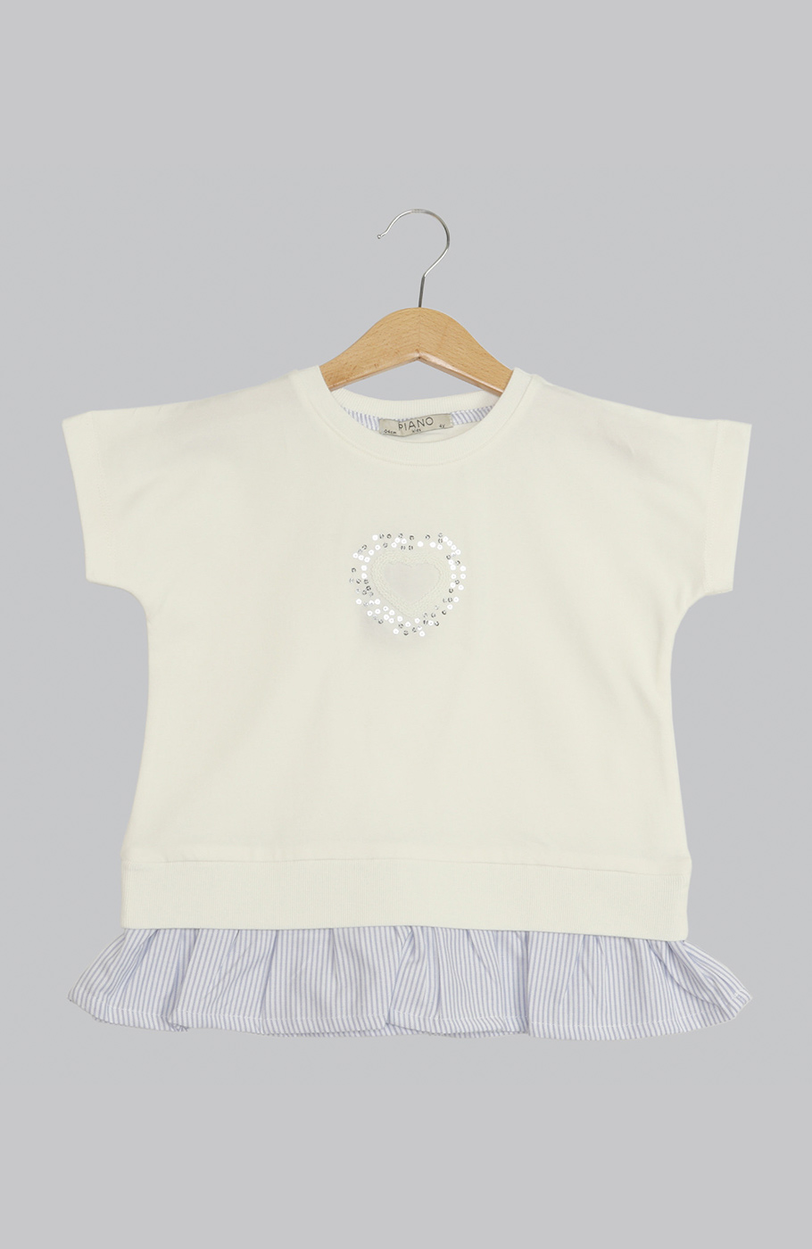 تونیک یکرو لایکرا و نساجی آستین کوتاه