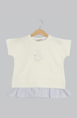 تونیک یکرو لایکرا و نساجی آستین کوتاه