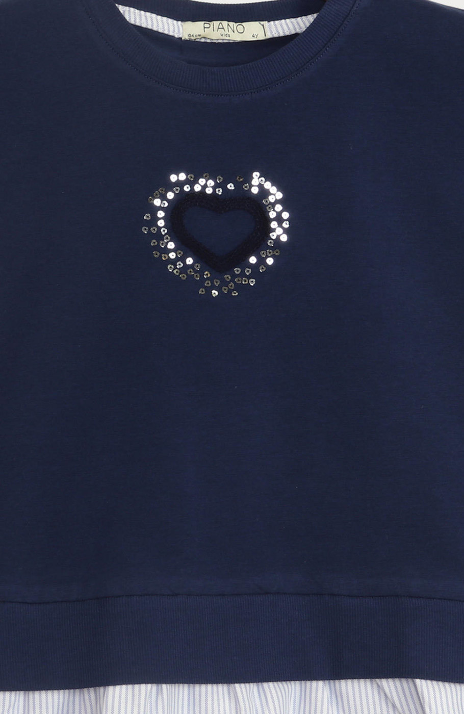 تونیک یکرو لایکرا و نساجی آستین کوتاه