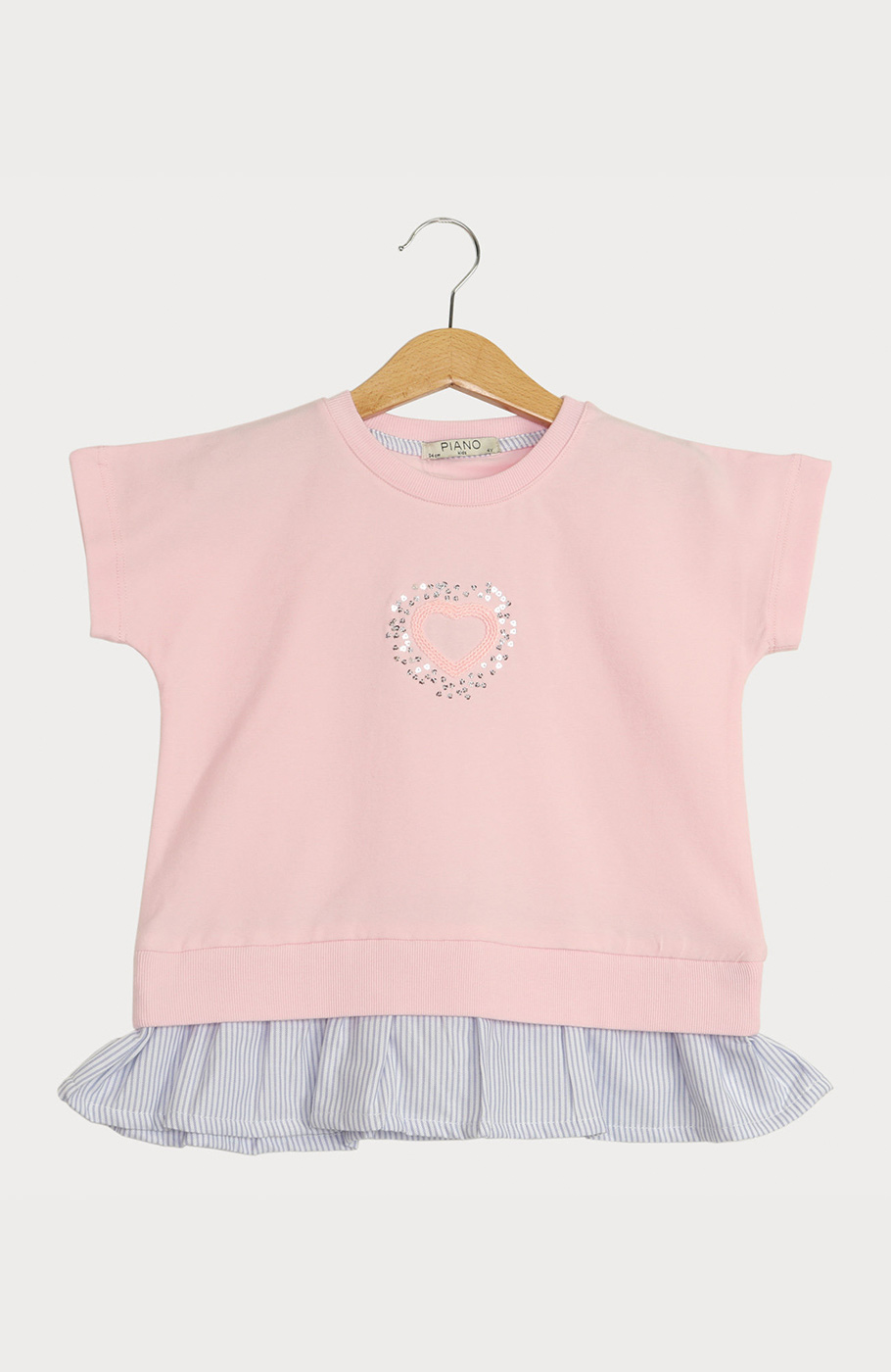 تونیک یکرو لایکرا و نساجی آستین کوتاه