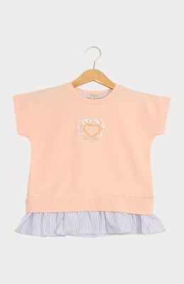 تونیک یکرو لایکرا و نساجی آستین کوتاه