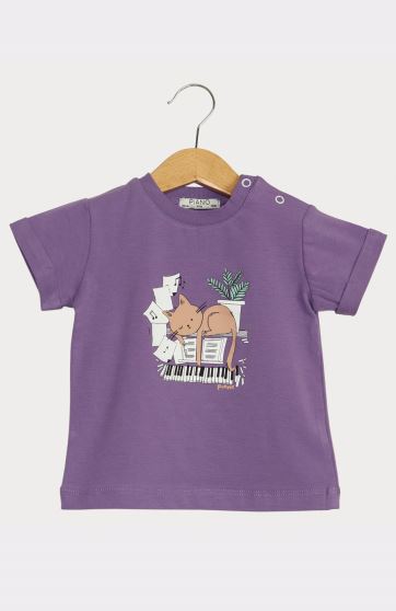 تیشرت یکرو لایکرا آستین پاکتی