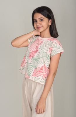 نیم تنه یکرو لایکرا اسلپ آستین کوتاه