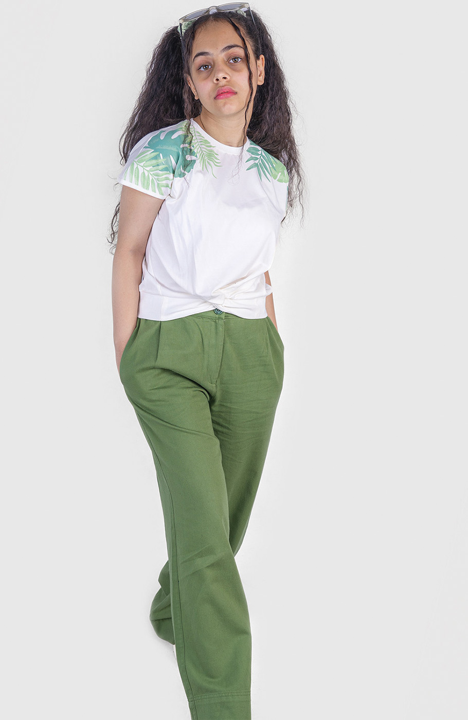 تیشرت یکرو لایکراجلو گره ای