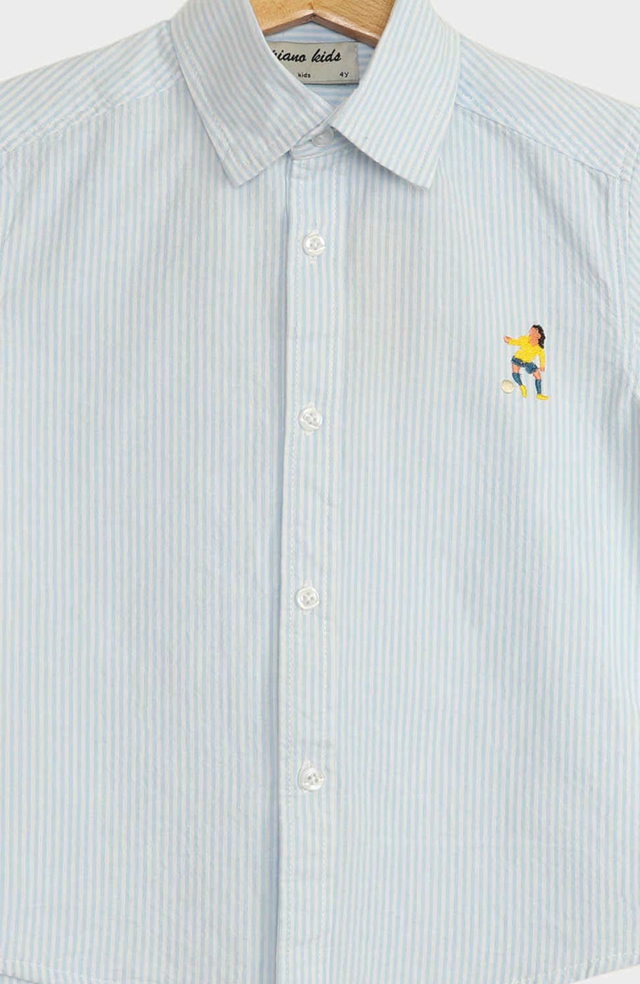 شومیز نساجی ساده بافت راه راه ریز آستین کوتاه