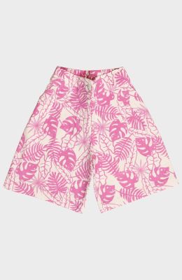 شلوارک لینن اسلپ تمام چاپ هاوایی