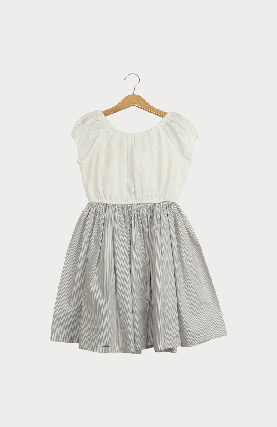 پیراهن آستین حلقه ای یقه قایقی