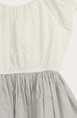 پیراهن آستین حلقه ای یقه قایقی