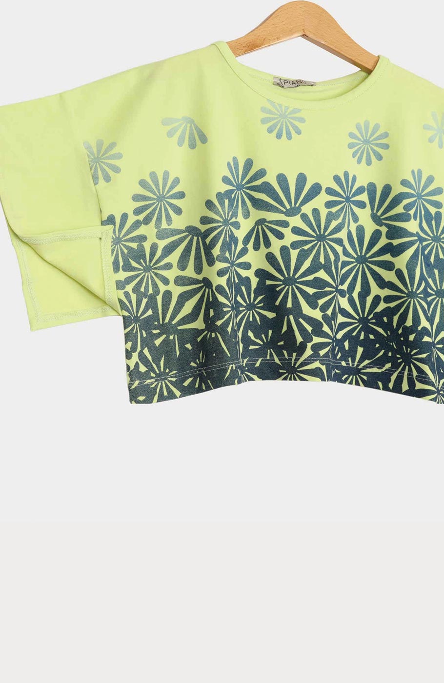 تیشرت یکرو لایکرا والان دار (ست با کد 10199)