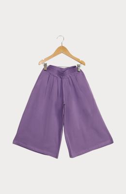 شلوار یکرو لایکرا گشاد پیلی دار برمودا