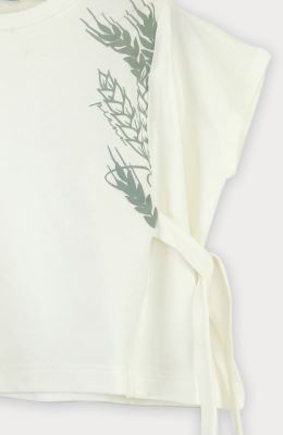 تیشرت یکرو لایکرا پهلو گره دار