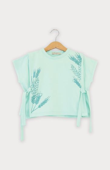 تیشرت یکرو لایکرا پهلو گره دار