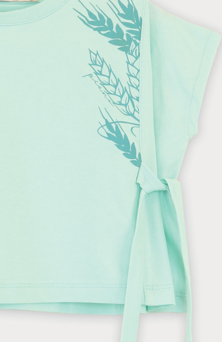 تیشرت یکرو لایکرا پهلو گره دار