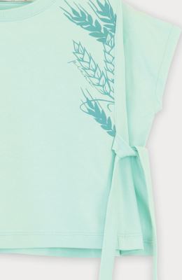 تیشرت یکرو لایکرا پهلو گره دار