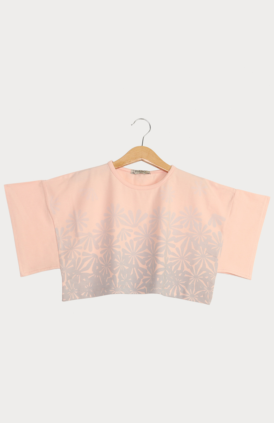 تیشرت یکرو لایکرا والان دار (ست با کد 10199)