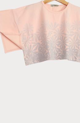 تیشرت یکرو لایکرا والان دار (ست با کد 10199)