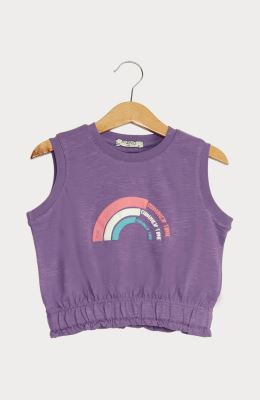 تاپ نیم تنه یکرو لایکرا اسلپ دمپا کش دار