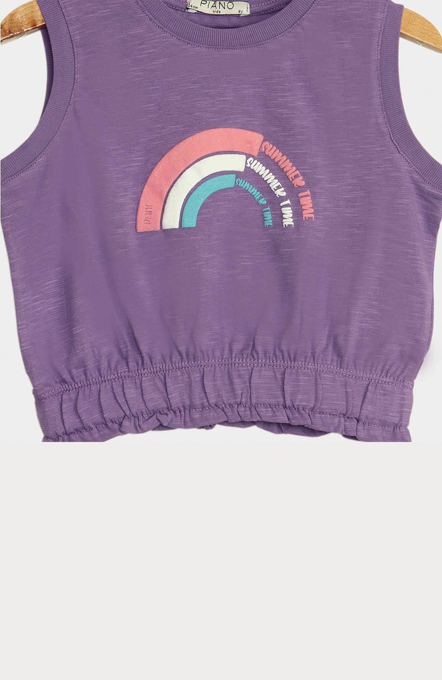 تاپ نیم تنه یکرو لایکرا اسلپ دمپا کش دار