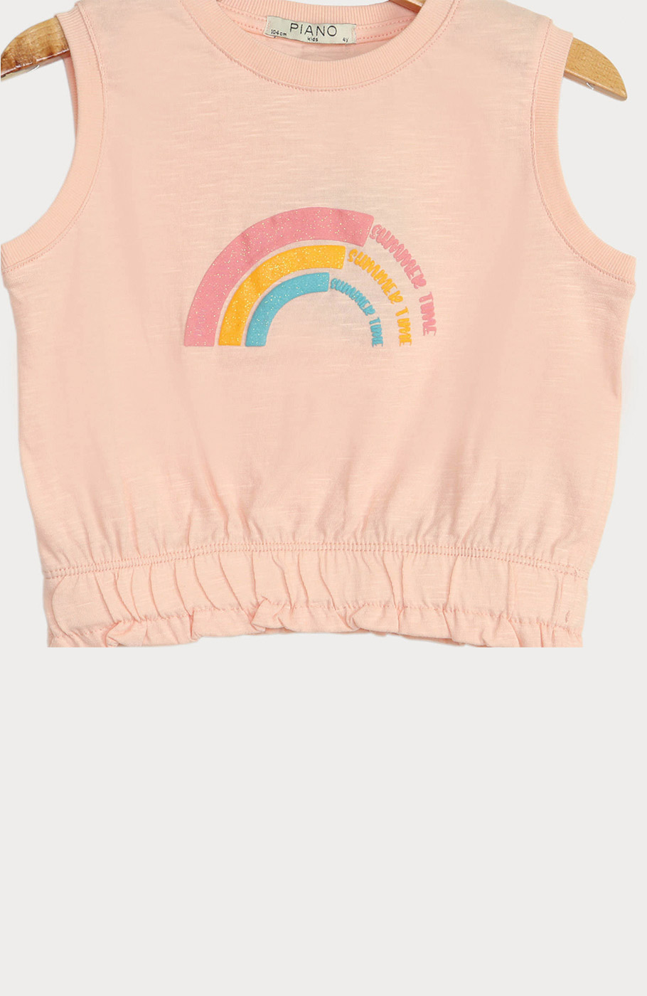 تاپ نیم تنه یکرو لایکرا اسلپ دمپا کش دار