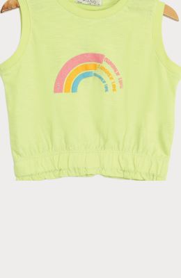 تاپ نیم تنه یکرو لایکرا اسلپ دمپا کش دار