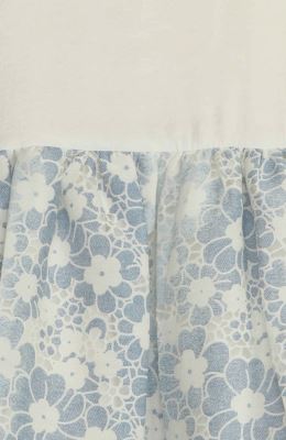 پیراهن گلدار آستین کوتاه فرشته 