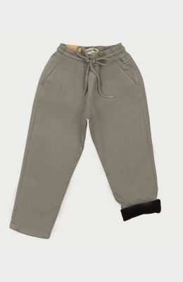 شلوار کتان لاینر دار برش دار