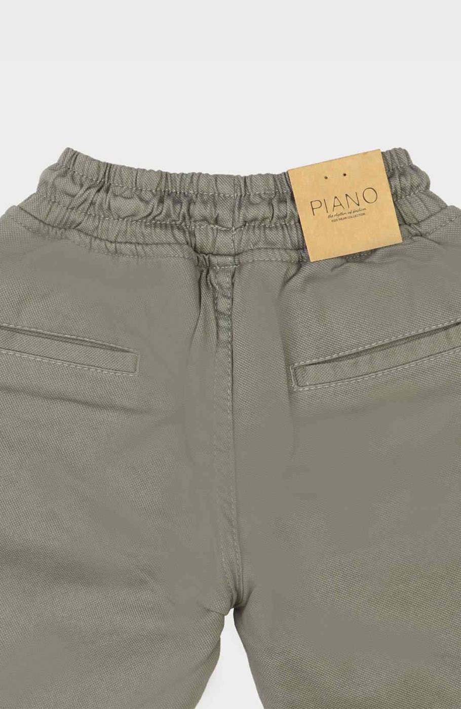 شلوار کتان لاینر دار برش دار