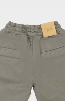 شلوار کتان لاینر دار برش دار