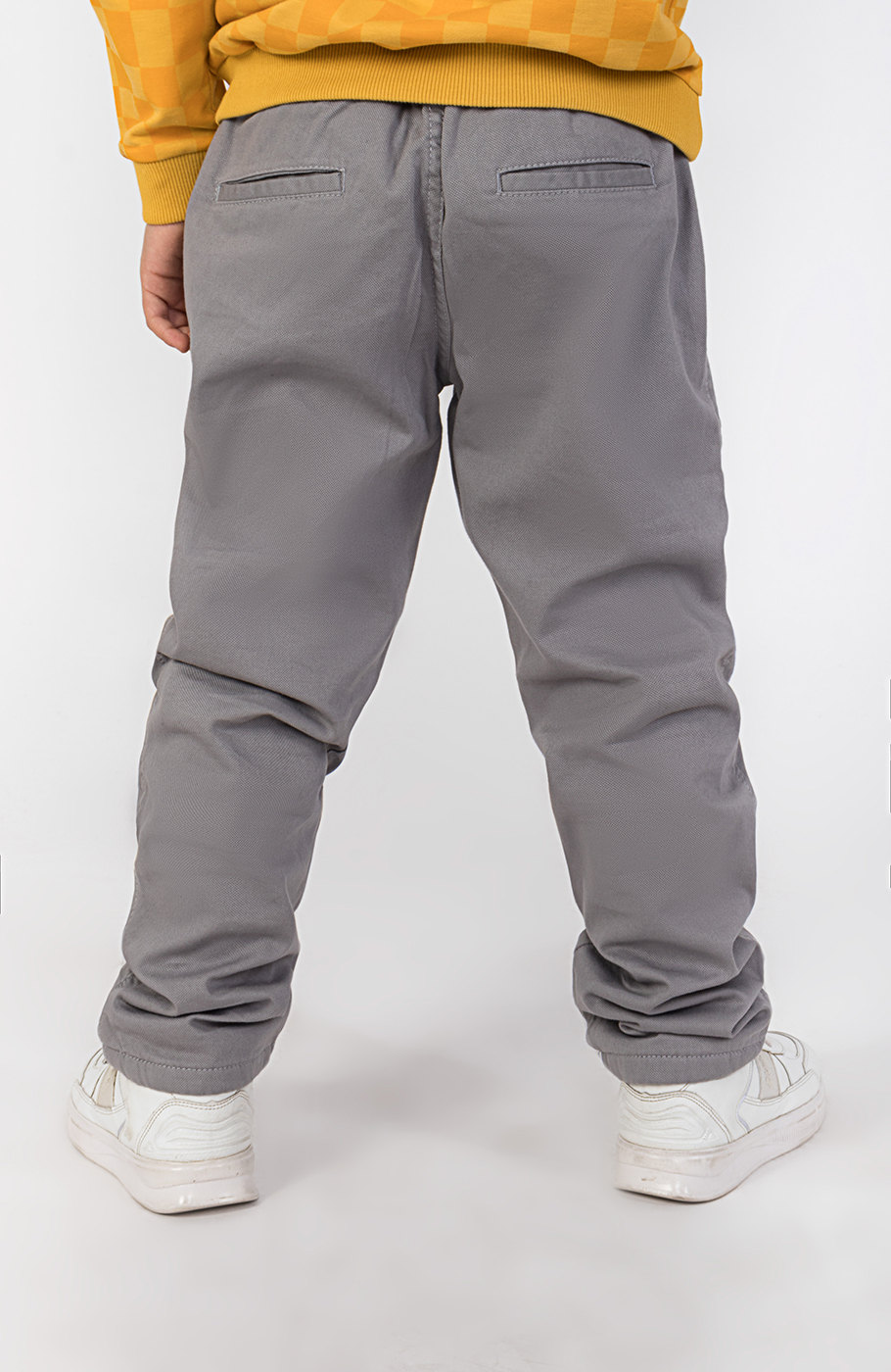 شلوار کتان لاینر دار برش دار