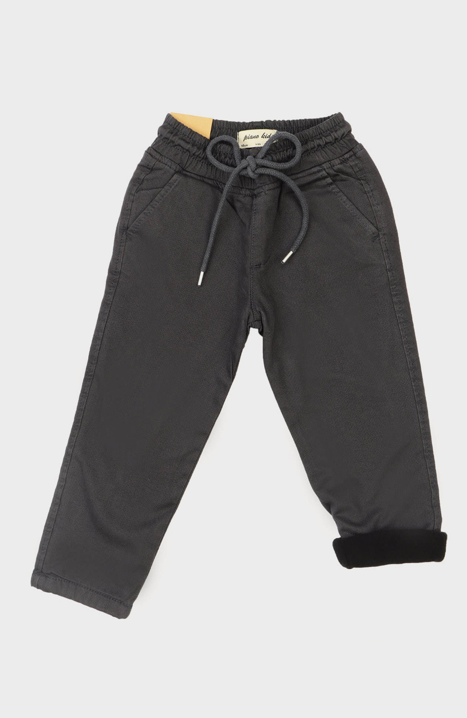 شلوار کتان لاینر دار برش دار