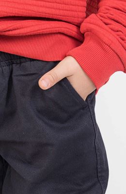 شلوار کتان لاینر دار برش دار