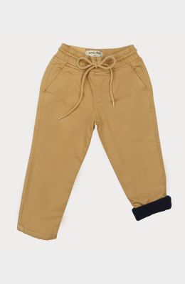 شلوار کتان لاینر دار برش دار