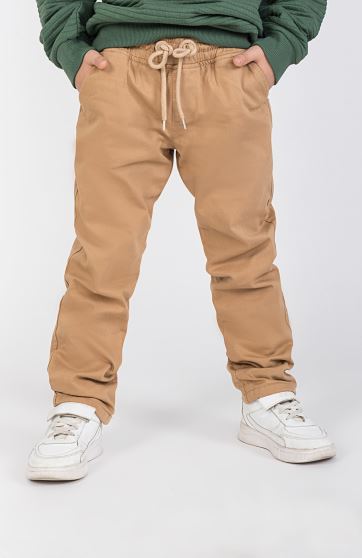 شلوار کتان لاینر دار برش دار