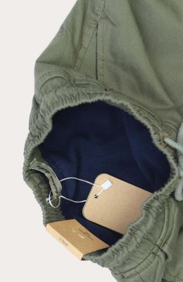 شلوار کتان لاینر دار برش دار