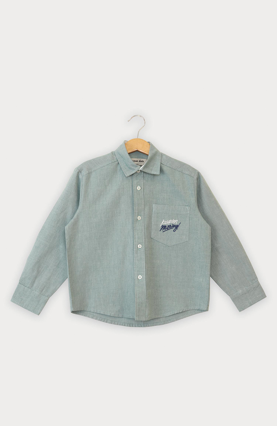 شومیز آکسفورد آستین بلند