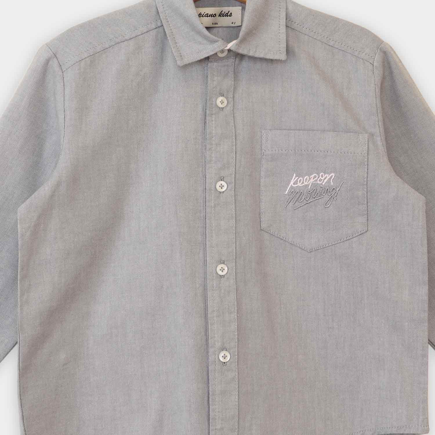 شومیز آکسفورد آستین بلند