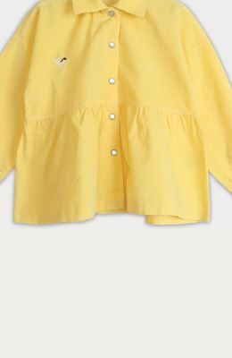 شومیز مخمل کبریتی آستین بلند چین دار