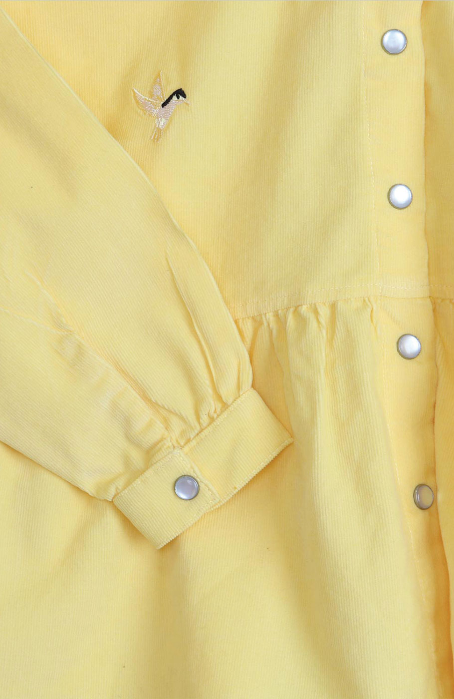 شومیز مخمل کبریتی آستین بلند چین دار